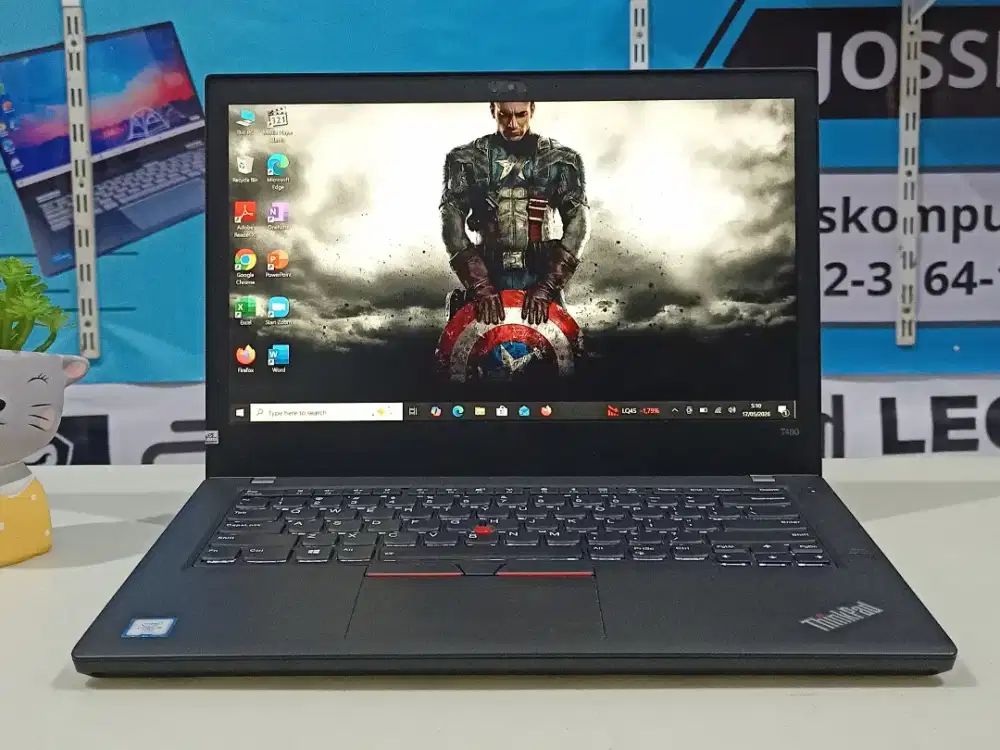 Laptop bekas Lenovo Thinkpad T480 , Touchscreen
