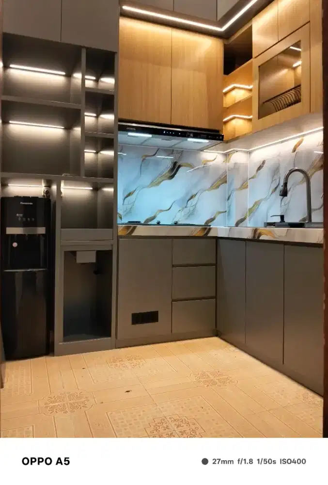Kitchen set aluminium acp double layer
