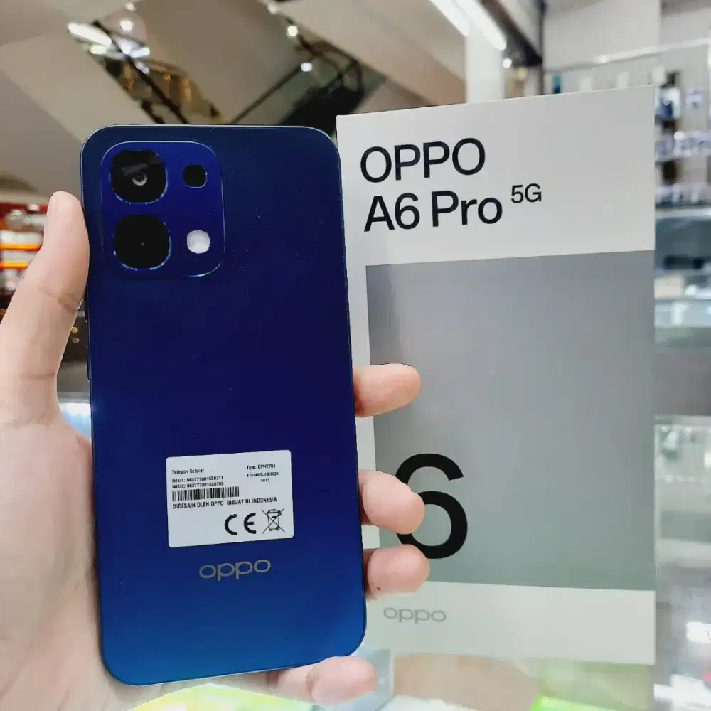 Oppo A6pro 5G 8/256 grs resmi panjang