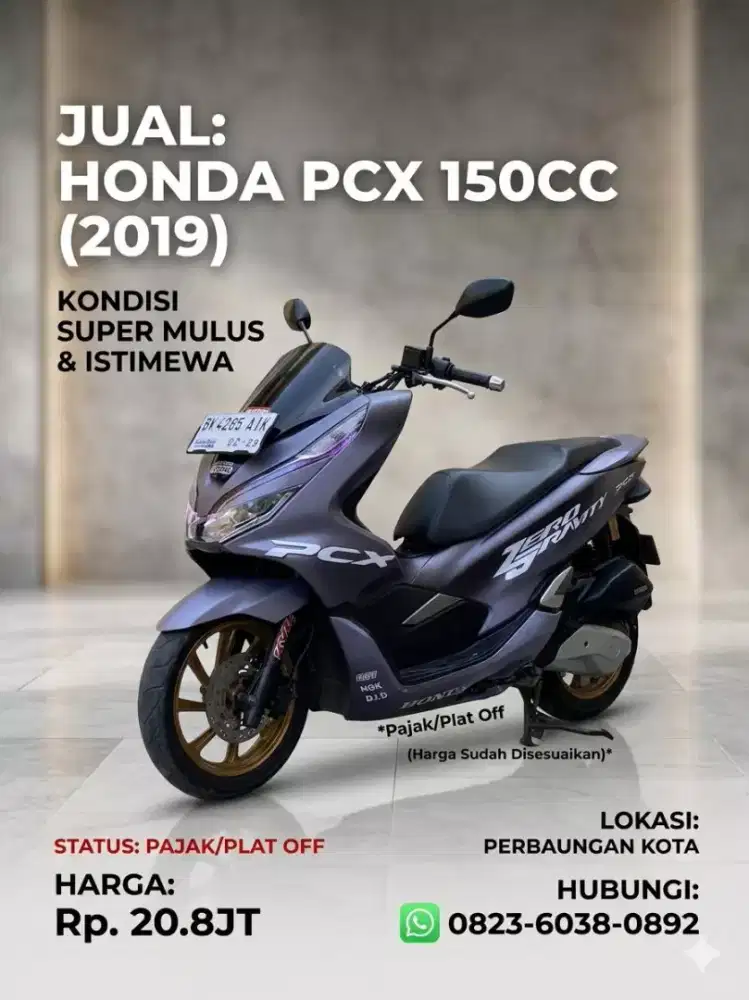 Honda PCX 150cc nik 2019