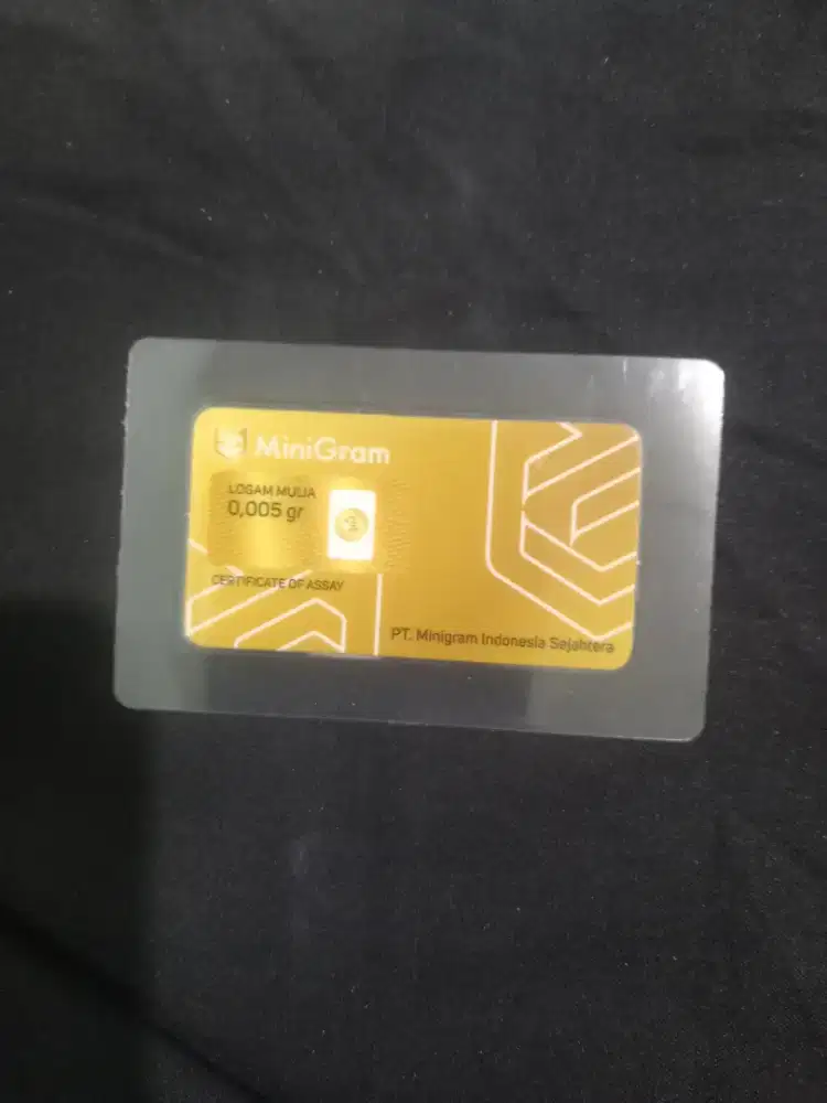 Logam Emas MiniGram 0.005 Gram