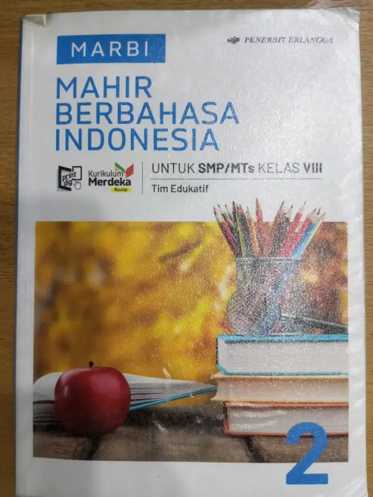 Buku sekolah Kurikulum Merdeka ,kelas 8 SMP.