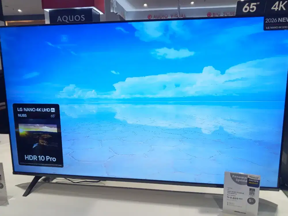 LG NanoCell Smart TV UHD 65 Inch, Layar Besar Gambar Lebih Hidup