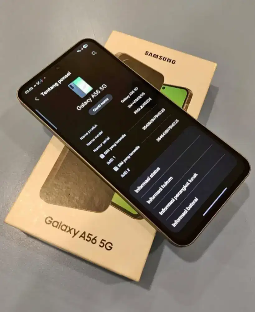 JUAL CEPAT SAMSUNG A56 5G FULLSET NOMINUS GARANSI ON