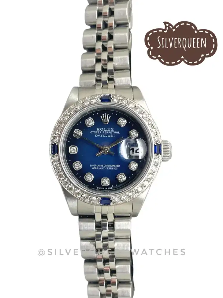 Rolex Ladies Datejust Biru Tutone