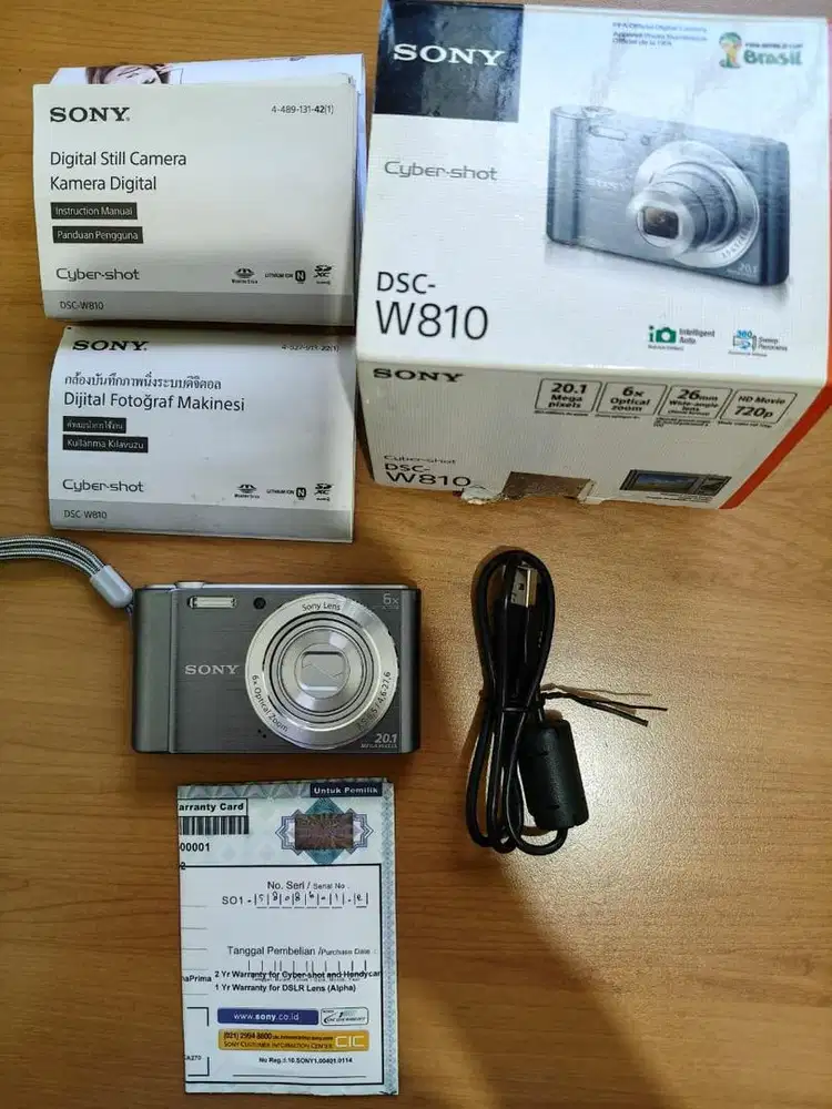 SONY Cyber-shot DSC-W810 — Fullset Mulus, Siap Pakai & Cocok Koleksi!