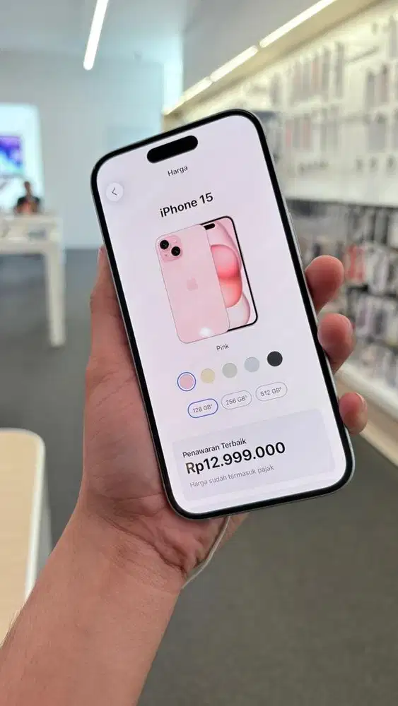 Iphone15 128gb bergaransi Resmi apple bisa cash dan kredit
