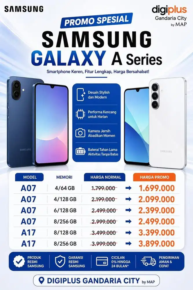 Promo Cashback Samsung Galaxy A07