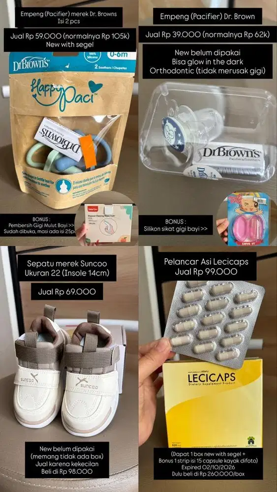 Sepatu empeng bayi baru
