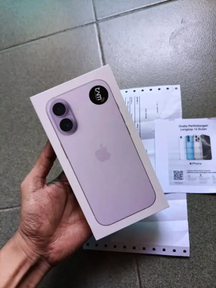 Iphone 17 256gb lavender new/baru ibox