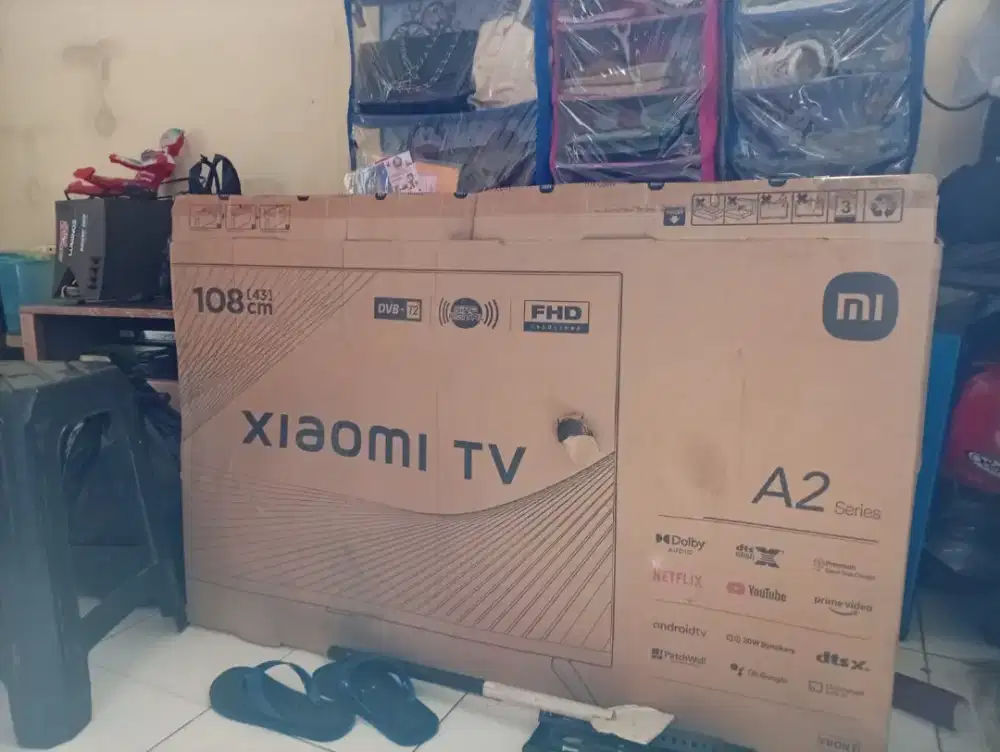 Second TV xiaomi 43 inch xiaomi A2 smart TV android digital