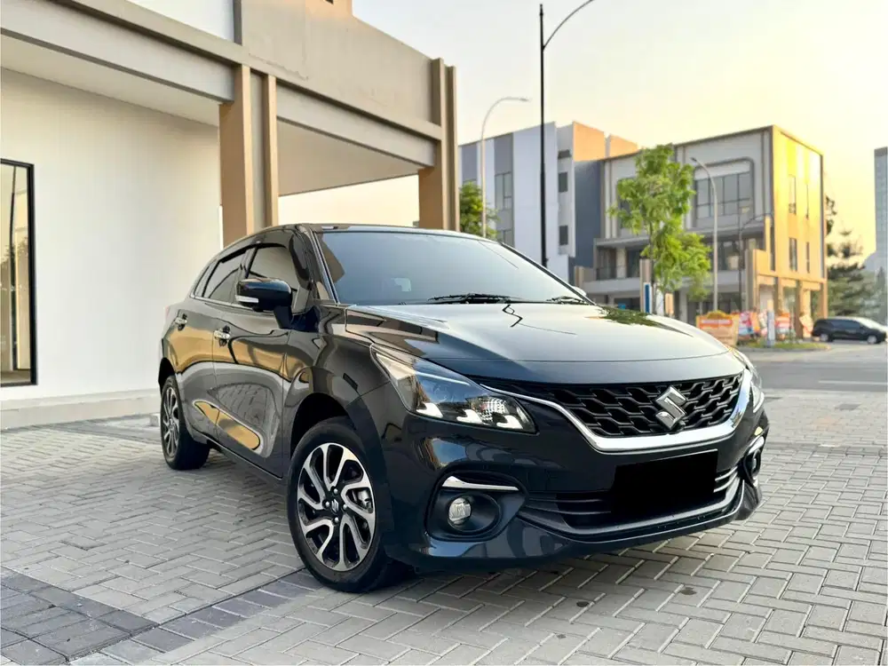 (KM 10 RIBU) Suzuki Baleno HB Facelift Hitam 2024 LIKE NEW