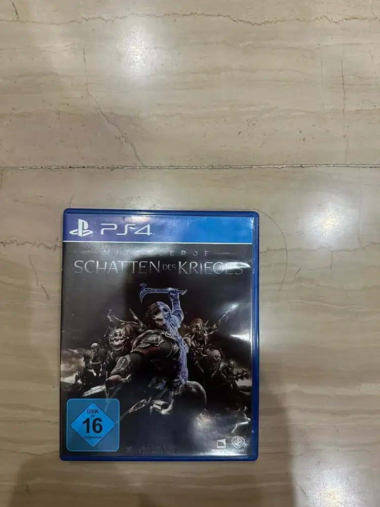 MITTELEROF SCHATTEN DES KRIEGES untuk ps4 BLUERAY original