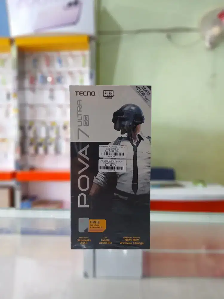 TECNO POVA 7 Ultra 5 –Gaming Flagship dengan Bonus Powerbank Wireless!