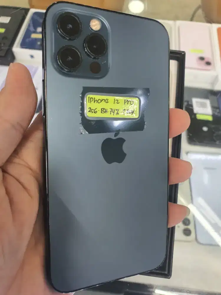 Iphone 12pro 256 grs resmi blue