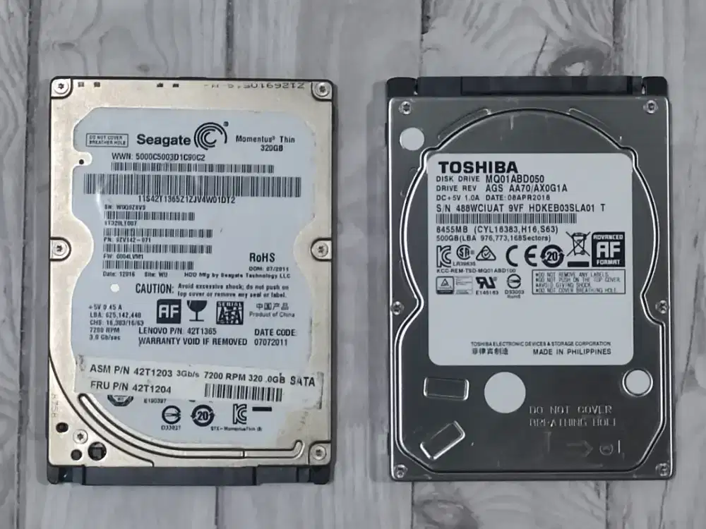 WTS HDD Laptop  320Gb dan 500Gb