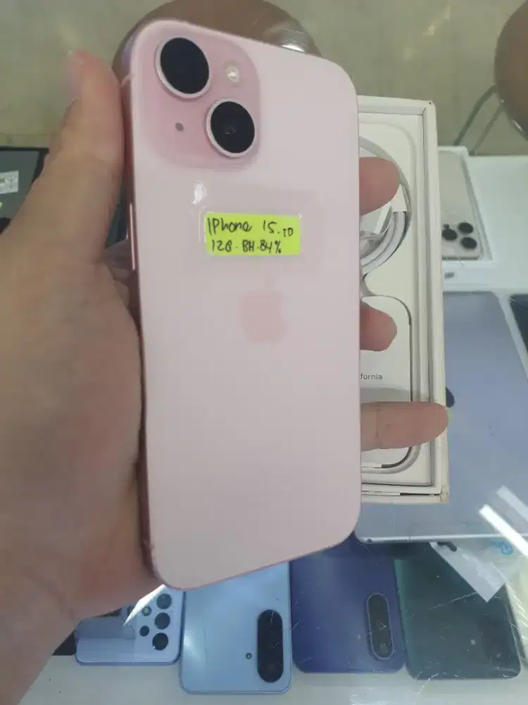 Iphone 15 128GB pink grs resmi