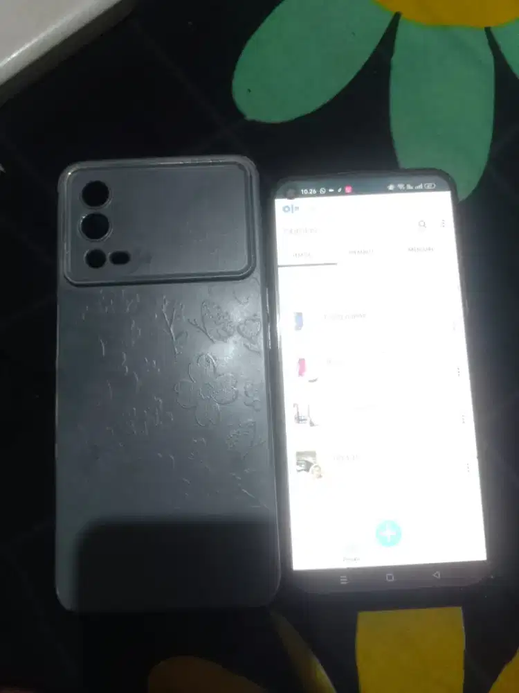 jual aja oppo A55 minus retak ram 4+4/64
