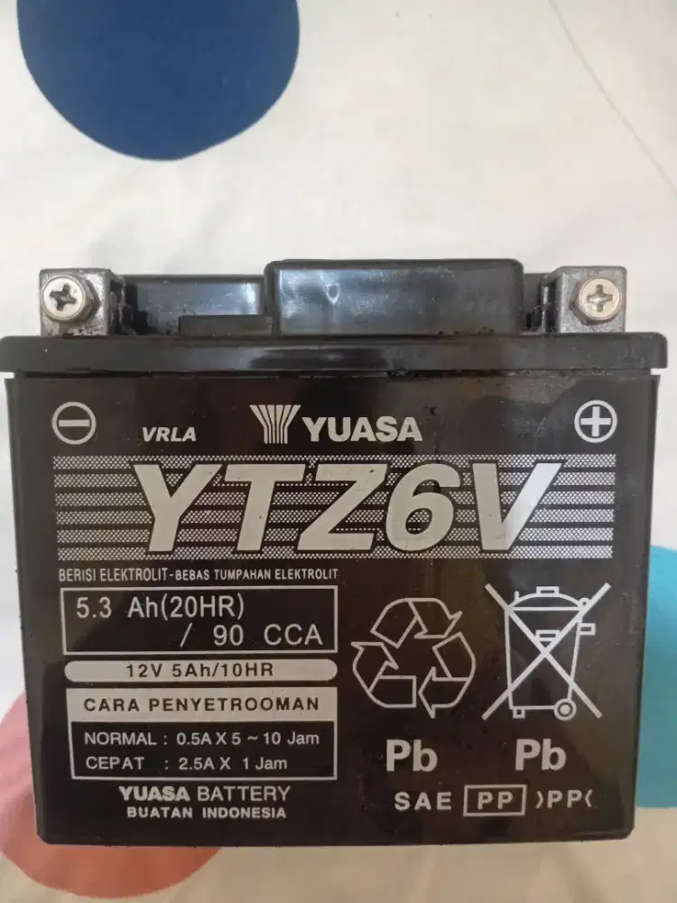 Aki Motor Yuasa YTZ6V Copotan Honda Scoopy 2025, Jual Murah Saja 150