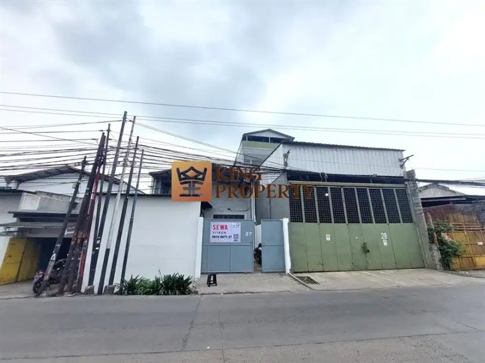 Gudang Dengan Potensi Tinggi, Traffic Kendaraan Ramai, Jalan Kapuk Raya, Luas 605m2, Dekat PIK, Bandara, Tol Dan Kontainer 40 Feet Hingga Fusso