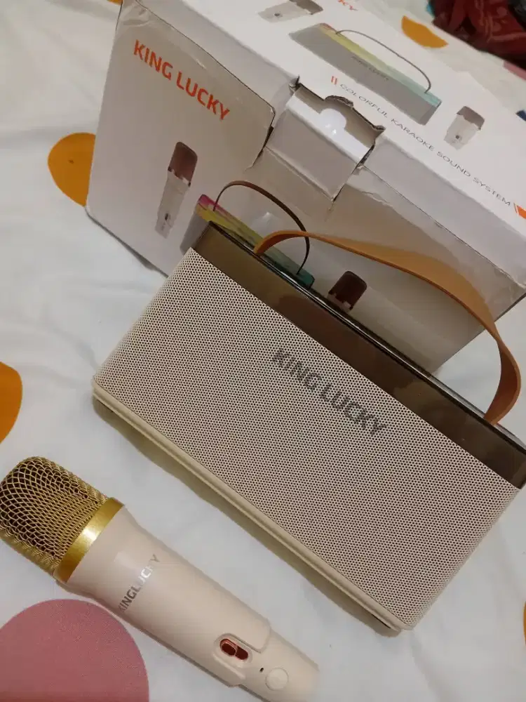 Speaker Bluetooth Merk King Lucky + Mic 1
