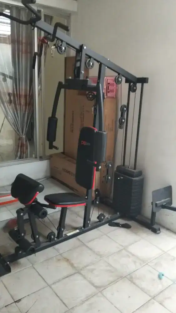 alat gym rumahan baru sekali pakai