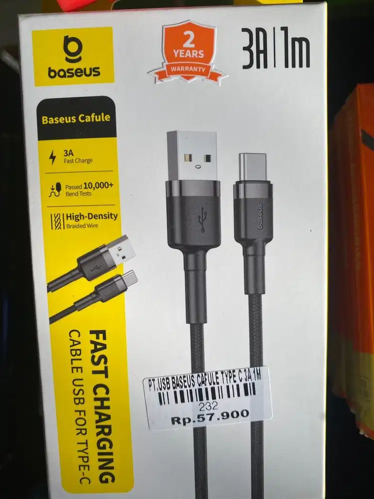 USB BASEUS CAFULE TYPE C 3A