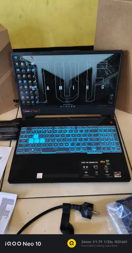 Laptop Asus Tuf Gaming A15 FA506NF RTX2050 8/512 Garansi On Bisa TT/BT