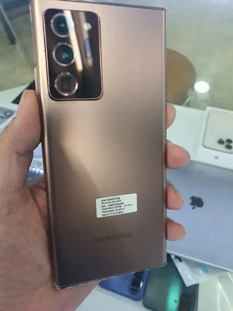 Samsung Note 20ultra 8/256 bronze grs resmi