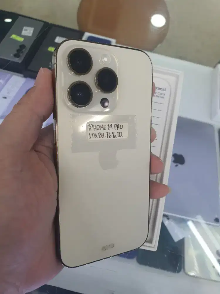 Iphone 14pro 1TB gold grs resmi