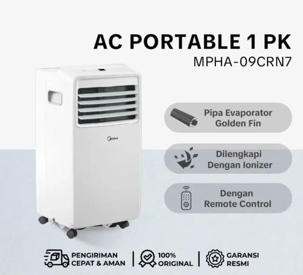 Hanya 1 Bulan Pakai AC Portable Midea 1 PK MPHA-09CRN7