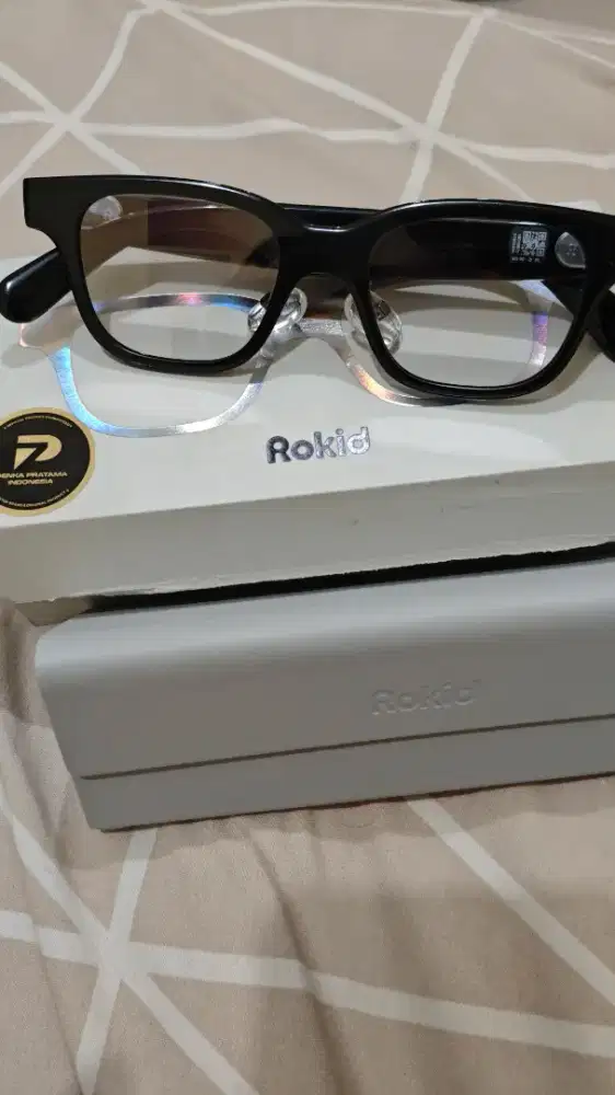 Rokid Ai Glasses Black Kacamata Dengan Kamera UltraHD|Asisten AI