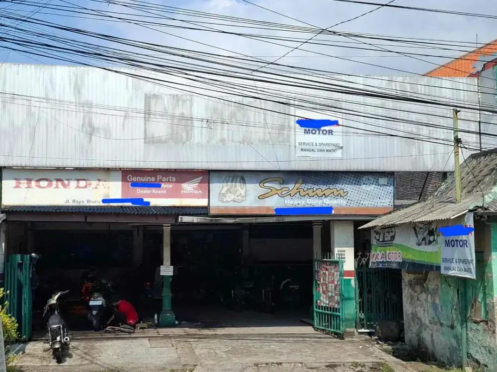 Dijual Bengkel di Raya Bluru Sidoarjo