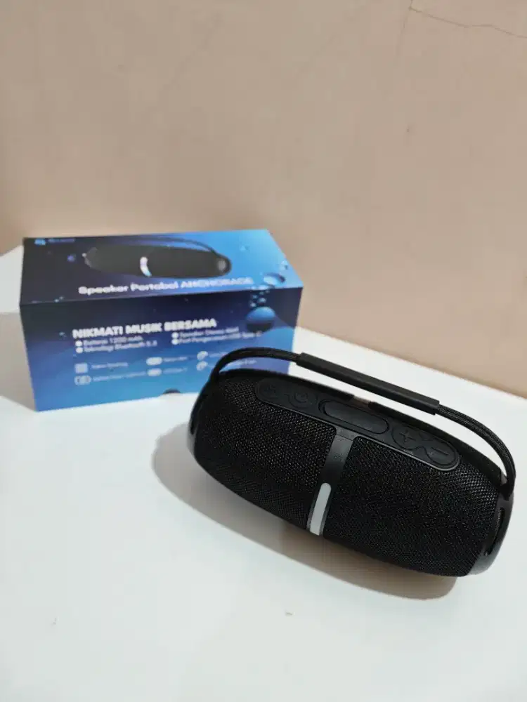 Bcare Speaker Portable Anchorage Bluetooth 5.3 Baterai 1200 Mah Ori