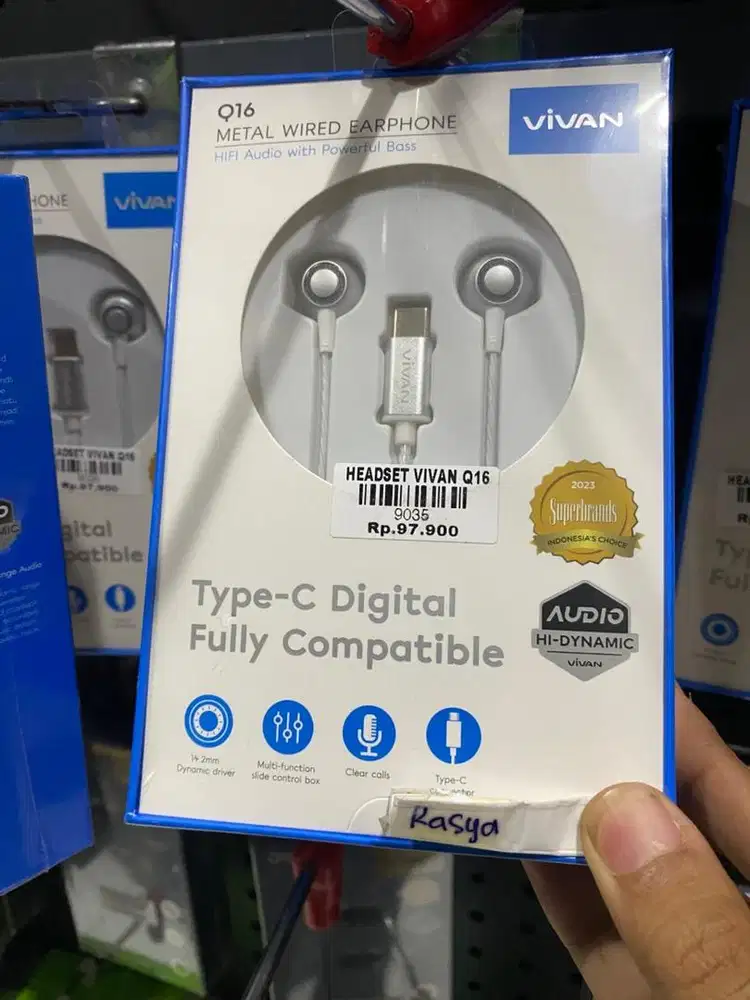 HEADSET VIVAN Q16 | ATLANTIS DAHSYAT