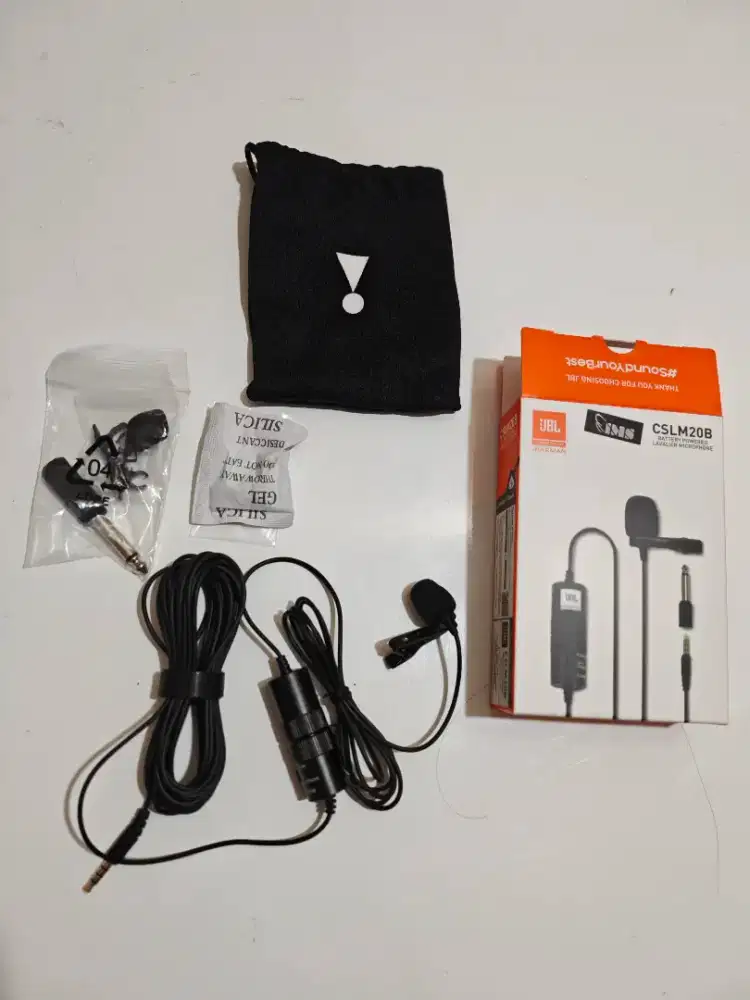 microphone JBL CSLM20B with battery lavalier microphone original mic