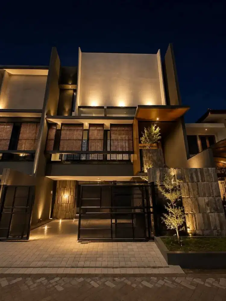 Row Jalan 5Mobil‼️Rumah Cantik Baru Gress Manyar Surabaya