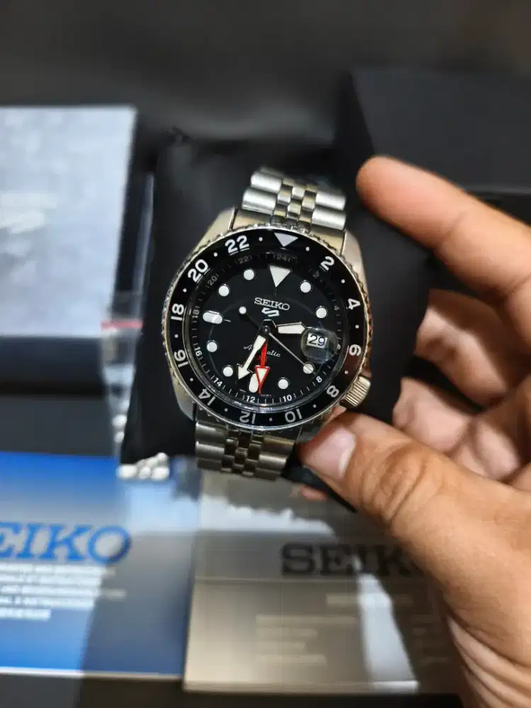 Jam Seiko GMT SSK001K1 Bruce wayne Original