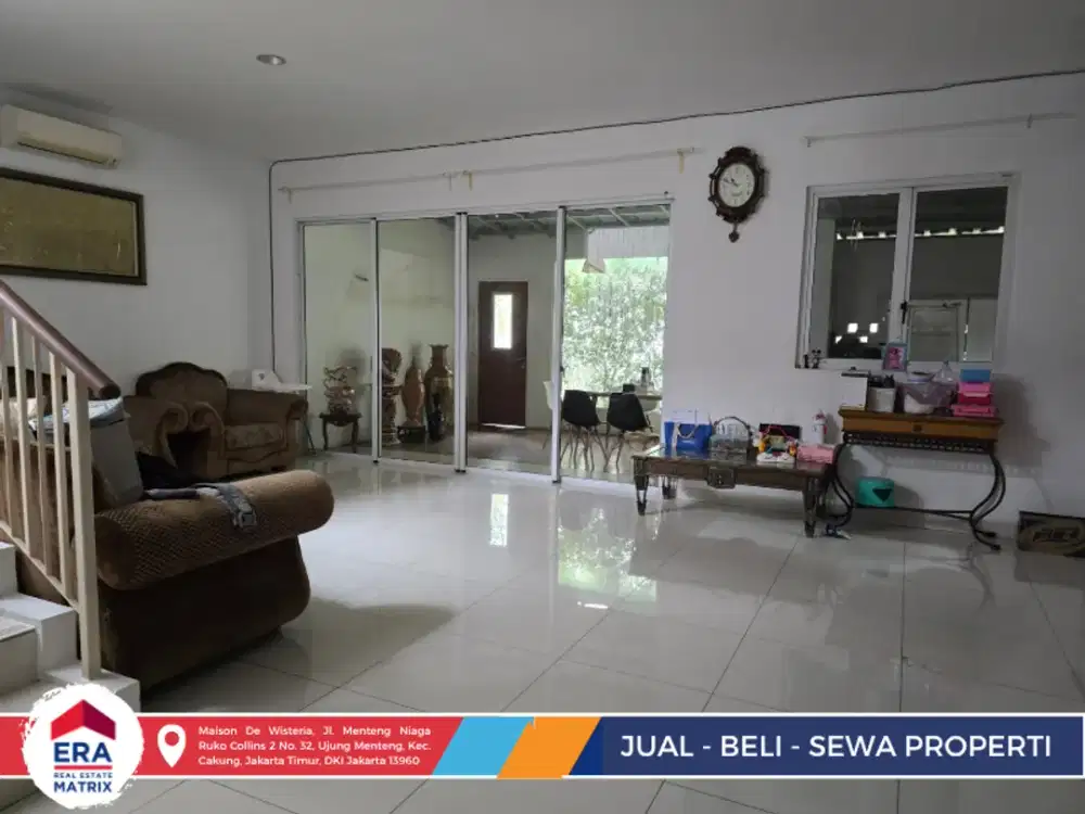 Jual Rumah Cluster Palm Spring Jakarta Garden City, LT 240 m² / LB 235 m² - PPJB