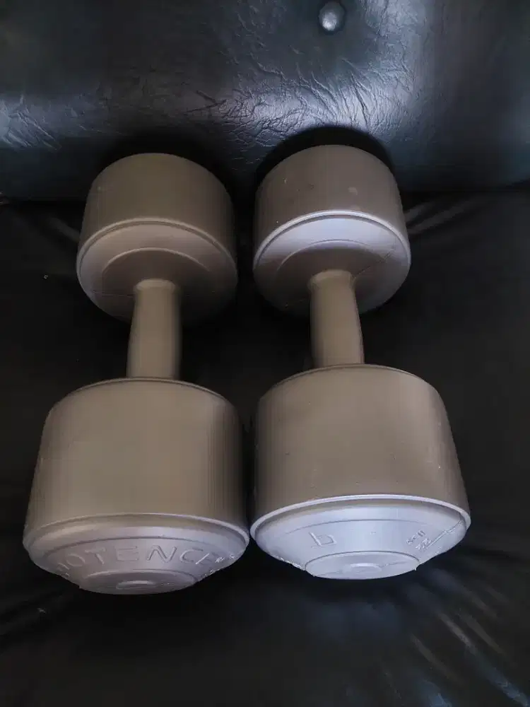 Jual dumbell plastik 10kg, 2 set