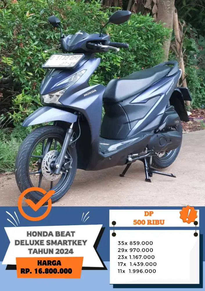 HONDA BEAT DELUXE SMARTKEY TAHUN 2024