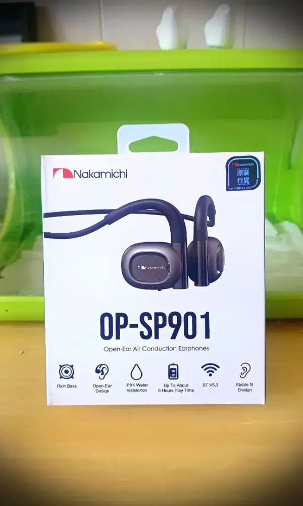 [NEW] Earphone NAKAMICHI OP-SP901 Openear buat Olahraga Berkendara
