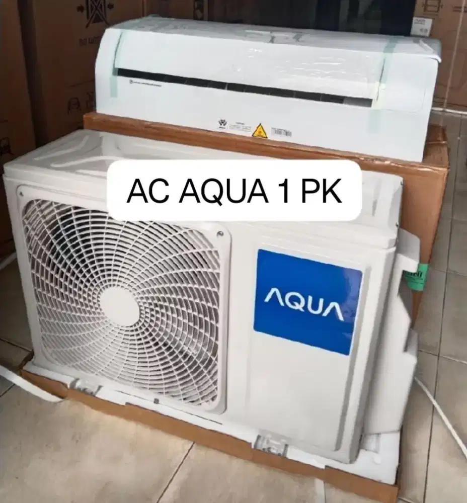 AC AQUA 1 PK BAGUS SEKEN MURAH GARANSI HIDUP