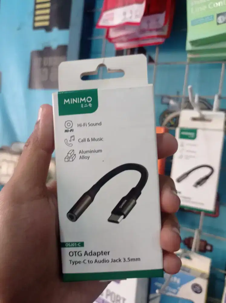 Minimo OSJ01-C (Splitter Type-C to Jack 3.5mm)