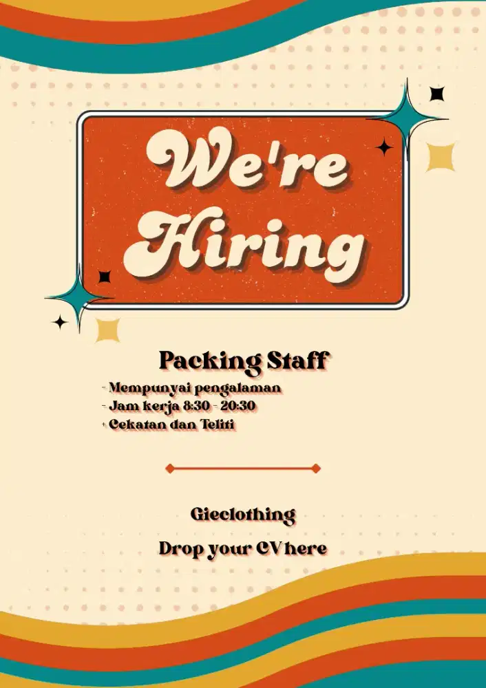 Lowongan Kerja Loker Packing Staff