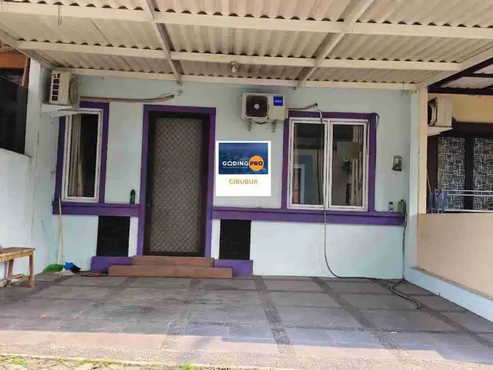 Rumah di kota wisata full renov siap huni di llingkungan hunian urban