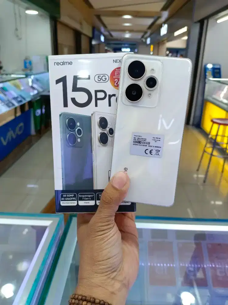 Realme 15 Pro 5G 12/256 White Super Duper Like New 100% Garansi Resmi