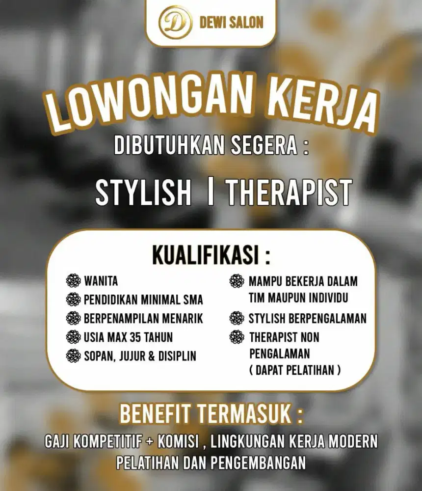 Stylish dan terapis salon