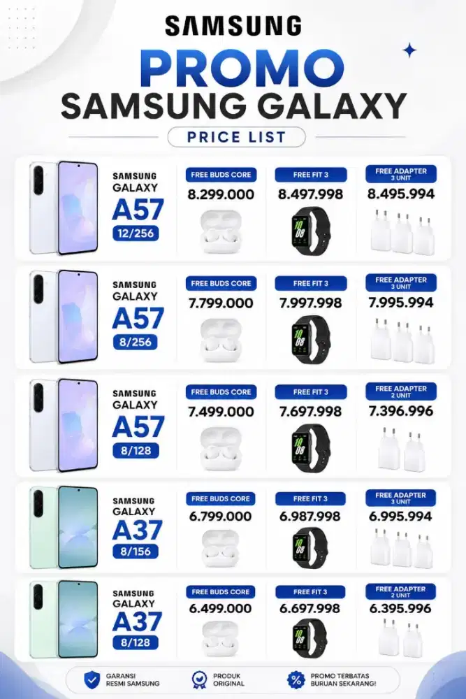 CICILAN 0% DP 0% ADMIN SAMSUNG FINANCE