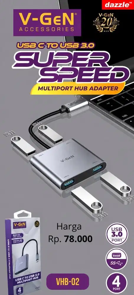 USB HUB Vgen VHB02